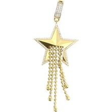 14 Ayar Altın Yıldızlı Kolye Ucu  -  0184658