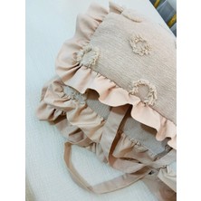 Tly Home Textiles Alt Açma Seti Fırfırlı 3 Parça [vizon]