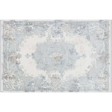 Apex Halı Serenity 7852 Gri Yumuşak Dokulu  Viskon Makine Dokuması Halı