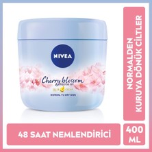 Nıvea Kiraz Çiçeği El ve Vücut Bakım Kremi 400ML, Nemlendirici, Jojoba Yağı, Normalden Kuruya Dönük Cilt
