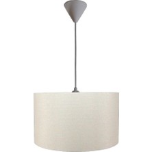 Onay Krem Kumaş Kaplama Salon Oturma Odası Yatak Odası Genç ve Çocuk Odası Avize Sarkıt Aydınlatma