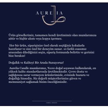 Aurelia Candle - Tekli Su Yeşili Spiral Desenli Cam Bardaklı Kokulu Mum