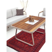 Divona Home Culinan Alüminyum Bahçe Balkon Oturma Grubu 3+1+1+Masa !! 2 Adet Puf Hediyeli