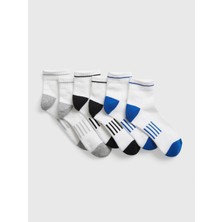 Gap Erkek Çocuk Çok Renkli Quarter Crew Çorap Seti (3'lü)