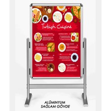 DRK PRINT Ayaklı Yer Panosu Rondo Köşe 70x100