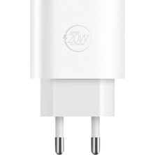 Apple iPhone 12 Ile Uyumlu 20W Type C To Lightning Şarj Aleti RXS20