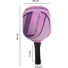 Dropick Performance Pink Wave Pickleball Raketi