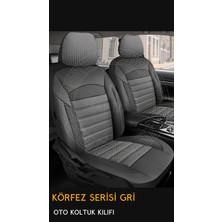 Galaxy Subaru Impreza Sd/hb Uyumlu  Körfez Serisi Oto Koltuk Kılıfı Gri