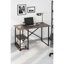 Bofigo 60 x 120  cm  2 Raflı Çalışma Masası Bilgisayar Masası Ofis Ders Yemek Masası Mars