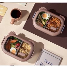 Acornbella Bölmeli Paslanmaz Çelik Yemek Kutusu