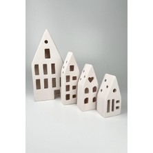 Minyatür Ev Seramik Bisküvi (Ham Ürün) - Set