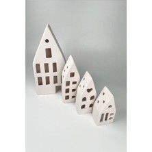 Minyatür Ev Seramik Bisküvi (Ham Ürün) - Set