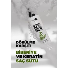 Noufye Biberiye ve Keratin Saç Sütü, Anti Dökülme, Sağlıklı Uzayan Saçlar Etkili, 200 ml