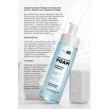 Noufye Hydration Therapy Kuru ve Hassas Ciltlere 4d Hyaluronik Asit & C Vitamini Yüz Temizleme Köpüğü 200 ml