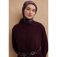 Fresh Freda Desen Pamuk Ipek Eşarp Gülkurusu