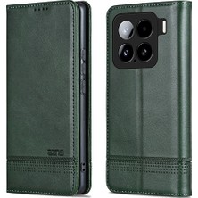 LR Joyful Xiaomi 15 Sığır Derisi Doku Pu Deri Cüzdan Telefon Kapağı (Yurt Dışından)