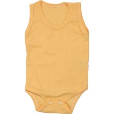 Bebegen Sarı Raporlu Askılı Zıbın