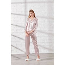 Pierre Cardin 6625 Kısa Gecelikli 6'lı İpek Set