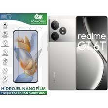 ECR MOBILE  Realme Gt 6t ile Uyumlu Hidrojel Ekran Koruyucu Film Hd-Şeffaf(Tempered Cam Değildir!)