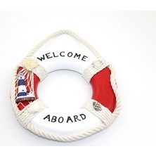 Acornbella Ahşap Marin Duvara Asmalı Simit Model 2