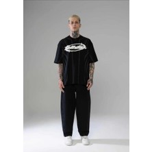 Ral Sport  Oversize Bugs Bunny T-Shirt Siyah