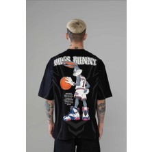 Ral Sport  Oversize Bugs Bunny T-Shirt Siyah