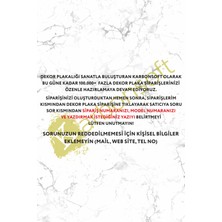 Karbonsoft Kişiye Özel Ahşap Dekor Plaka, Bisiklet Plaka, Isimli Plaka, Cam Önü Plakası, Aksesuar Plaka