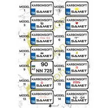 Karbonsoft Kişiye Özel Ahşap Dekor Plaka, Bisiklet Plaka, Isimli Plaka, Cam Önü Plakası, Aksesuar Plaka