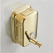 1000 ml Paslanmaz Sıvı Sabun Dispenseri Gold