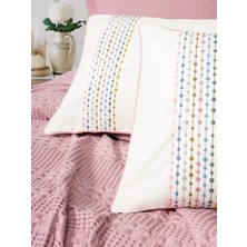 Cotton Box Aura Tek Kişilik Pike Takımı Pebble Pembe