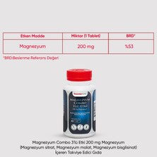 İmuneks Farma Magnezyum Combo 200 Mg 60 Tablet