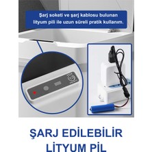 Sensörlü 12 Litre Çöp Kovası (Şarj Edilebilir Lityum Pilli) / GT-SC01