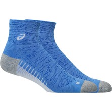 Asics Performance Run Sock Quarter Unisex Cobalt Burst/Illuminate Green Koşu Çorabı 3013A979-401