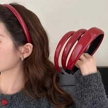 Karşıhan Bordo Renk Sac Taçı.sade ve Şık. 1 cm 3 cm Arası Genişlik