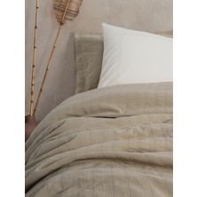 Cotton Box Natura Çift Kişilik Yatak Örtüsü/pike Takımı Vilo Bej