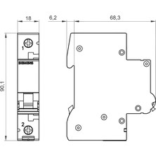 Siemens 10 Amper Otomatik Sigorta - B Tipi 1X10