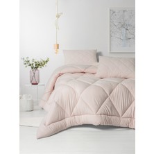 Cotton Box Softwash Çift Kişilik Yorgan Seti Pembe 180X200 Lastikli Çarşaf