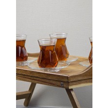 Akasya Tepsi - Açılır Kapanır Ayaklı Tepsi - 50X30 cm