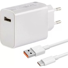   Poco C40  Ile  Ile Uyumlu - 33W Gan Pd Hızlı Şarj Seti 6A Type-C Kablo ile M33S