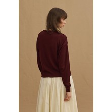 Ince Viscone Basic Kazak Bordo