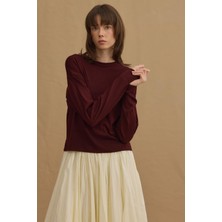 Ince Viscone Basic Kazak Bordo