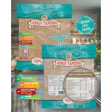 Asrın Tandırı Ekşi Mayalı Çavdar Lavaş Tandır Ekmeği 4 x 340 gr