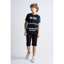 Alexandergardı Baskılı Çocuk T-Shirt-Şort Ikili Takım