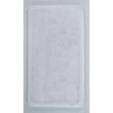 Apex Halı Palma Beyaz Yumuşacık Dokulu Üst Kalite Pelüş Dikdörtgen Kesim Halı