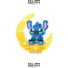 Legomodel Stich Moon Gece Lambası Mini Figür