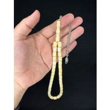 Beyrut Damla Kehribar Beyaz Hamur Kesme Kesim 11MMX8MM T-674