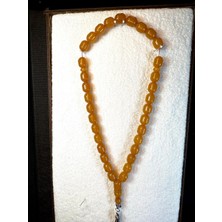 Anemore Collection Sevgiliye Özel Hediye Sıkma Çubuk Kehribar Sarı Renkli Kapsül Kesim H-1147.