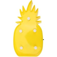 Go İthalat Ananas Şeklinde Ledli Dekoratif Eğlenceli Çocuk Gece Lambası