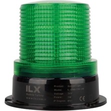 Ilx İL-XM-T9-24Y ,24VDC 90DB Multi Yeşil Tepe Lamba
