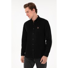 U.S. Polo Assn. Erkek Siyah Gömlek Basic 50297981-VR046